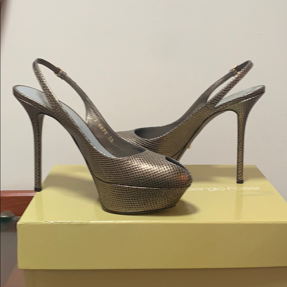 Never worn never used Italian shoes Sergio Rossi